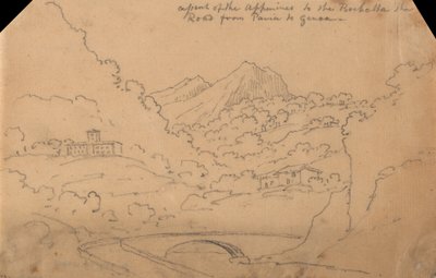 Ascent of the Apennines to the Rochetta by John Robert Cozens